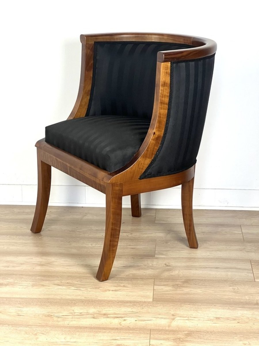4 stylowy-fotel-biedermeier-czeresniowe-drewno-wysoki-polysk