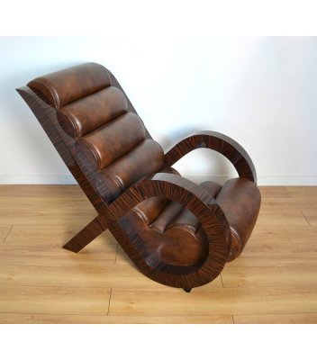 1 Art Deco Armchair - Lucca Chair by Jean de Merry